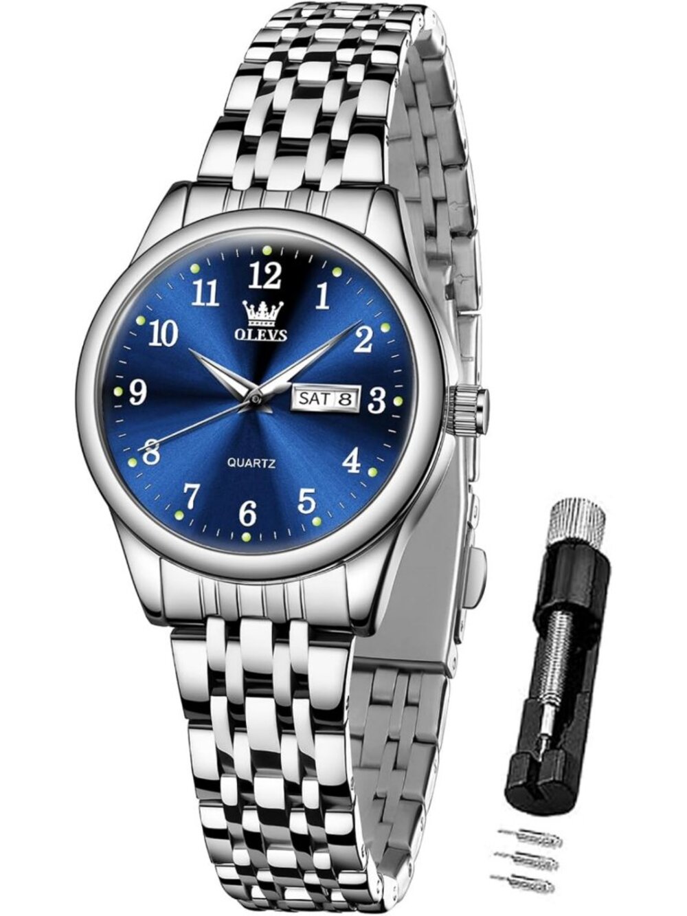 Stylish Women's Stainless Steel Dress Watch - Luxury Fashion Timepiece